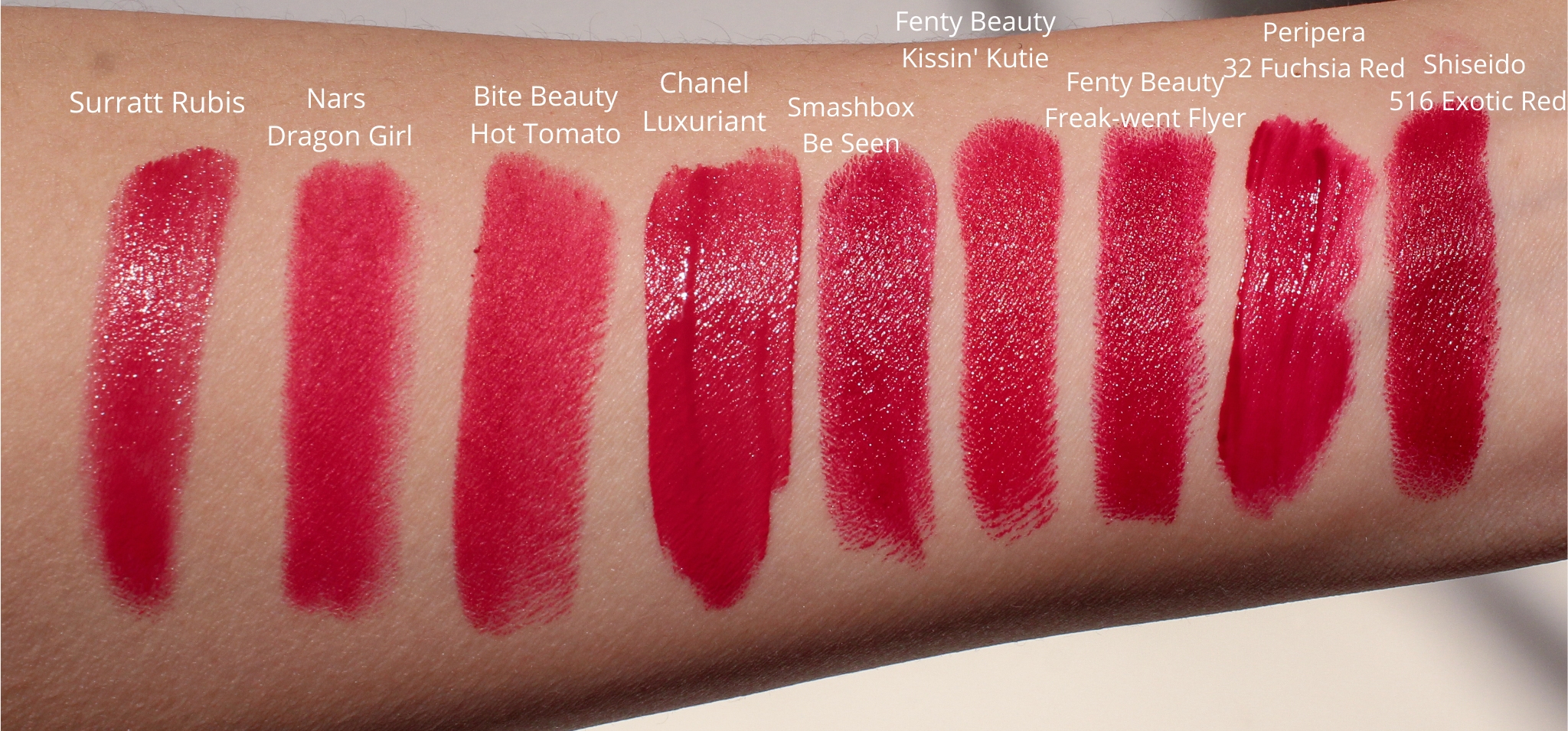 The Ultimate Red Lipstick Comparison Post – Beauty Unhyped